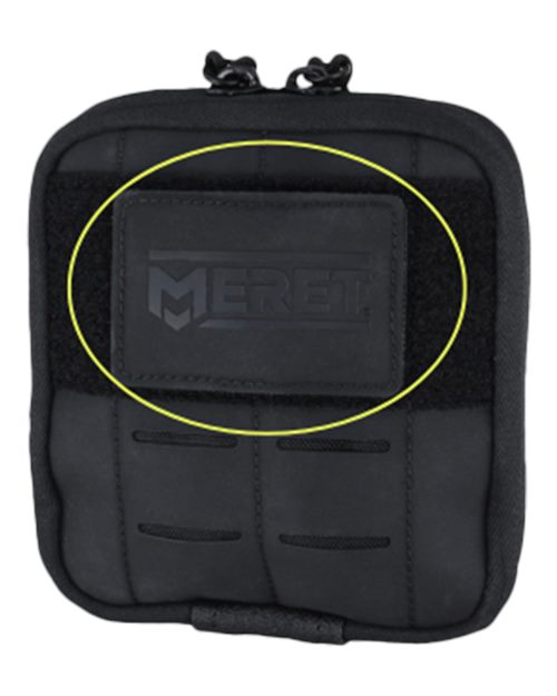 MERET SPBK10 Small Blank Black Patch - Qty 10 - Black