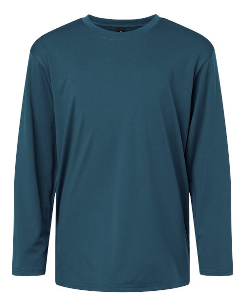 AllPro 48400Y Youth Pro-Lock Performance Long Sleeve T-Shirt - Atlantic Blue