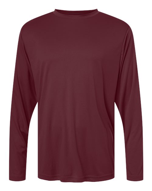 Load image into Gallery viewer, CORE365 CE10L Unisex Capital Long Sleeve Performance T-Shirt - Burgundy
