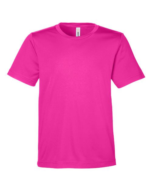 Load image into Gallery viewer, CORE365 CE10Y Youth Capital Performance T-Shirt - Bright Magenta
