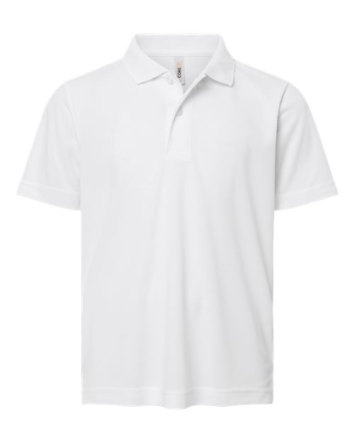 Load image into Gallery viewer, CORE365 CE108Y Youth Nova Performance Pique Polo - White
