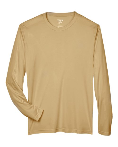Load image into Gallery viewer, Team 365 TT11L Men's Zone Performance Long Sleeve T-Shirt - Sport Vegas Gold
