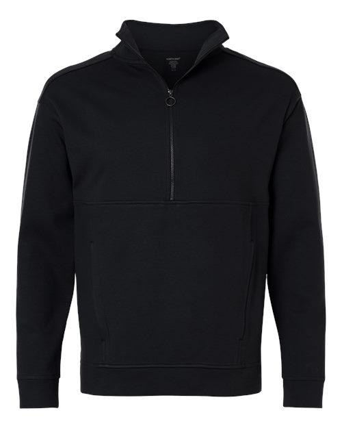 North End NE220 Men's Mantra Half-Zip Ottoman Pullover - Black
