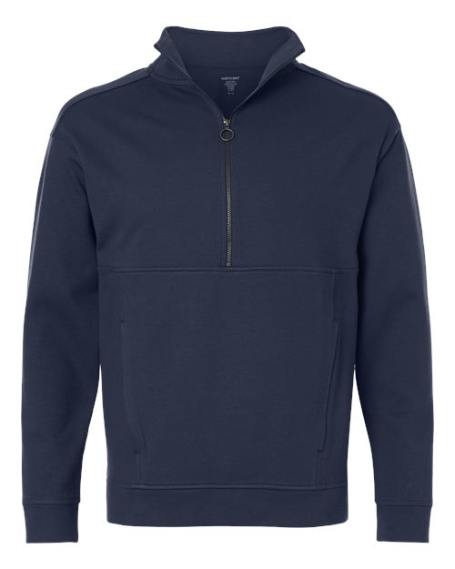 Load image into Gallery viewer, North End NE220 Men's Mantra Half-Zip Ottoman Pullover - Classic Navy
