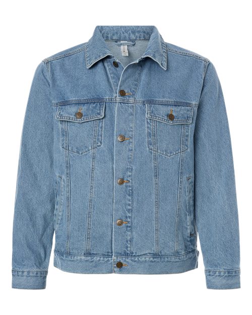 Load image into Gallery viewer, Harriton M75 Unisex Cooper Denim Jacket - Light Denim
