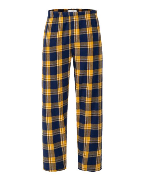 Load image into Gallery viewer, Boxercraft BM6624 Men's Harley Flannel Pants - Navy Gold Mcintosh Plaid
