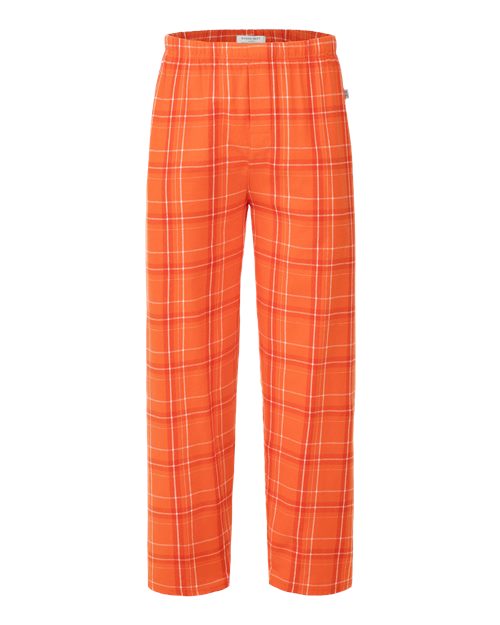 Boxercraft BM6624 Men's Harley Flannel Pants - Orange Carnegie Plaid