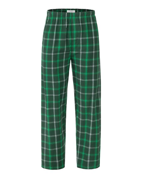 Load image into Gallery viewer, Boxercraft BM6624 Men's Harley Flannel Pants - Varsity Green White Plaid

