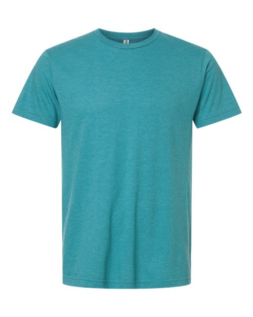Load image into Gallery viewer, Unisex Fine Jersey T-Shirt - Heather Aqua Blue
