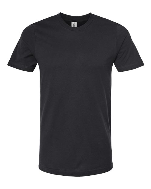 Load image into Gallery viewer, Unisex Combed CVC T-Shirt - Solid Black
