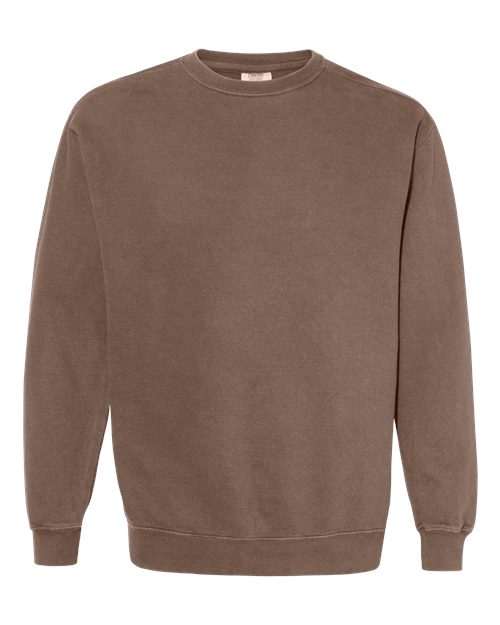 Load image into Gallery viewer, Unisex Garment-Dyed Crewneck Sweatshirt - Espresso
