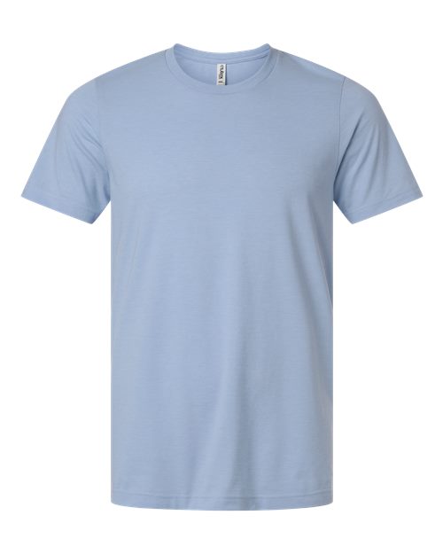 Load image into Gallery viewer, Unisex Combed CVC T-Shirt - Heather Sky Blue
