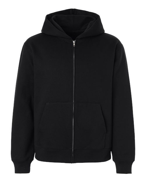 BELLA + CANVAS 4739 Unisex 10 oz Full-Zip Hoodie Sweatshirt - Black