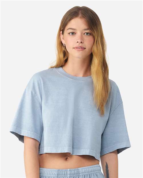 Load image into Gallery viewer, Women's Garment-Dyed Cropped Tee
