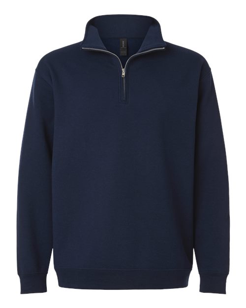 Gildan 18810 Unisex Heavy Blend™ Quarter-Zip Sweatshirt - Navy