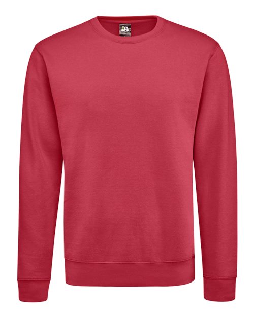 Load image into Gallery viewer, J. America 8721 Unisex BTB Fleece Crewneck Sweatshirt - Cardinal
