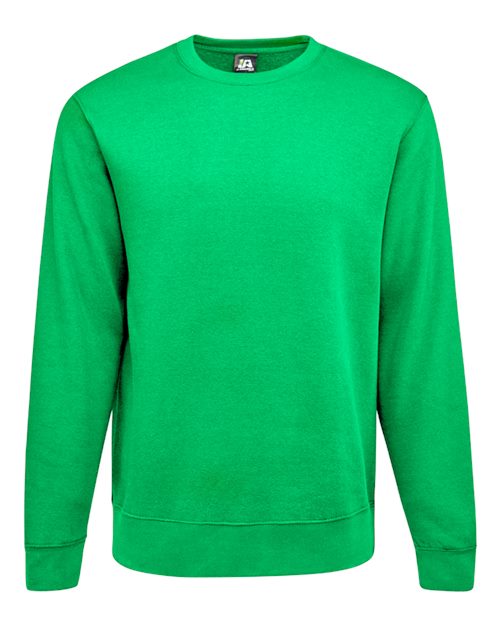 J. America 8721 Unisex BTB Fleece Crewneck Sweatshirt - Kelly
