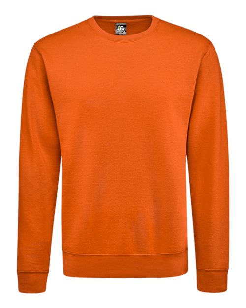 J. America 8721 Unisex BTB Fleece Crewneck Sweatshirt - Orange