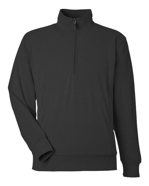 Load image into Gallery viewer, J. America 8760 Unisex Element Fleece Quarter-Zip Sweatshirt - Black
