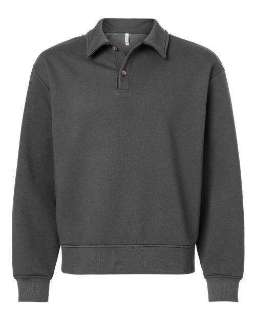 Unisex 10 oz. Heavyweight Polo Sweatshirt — product photo 1