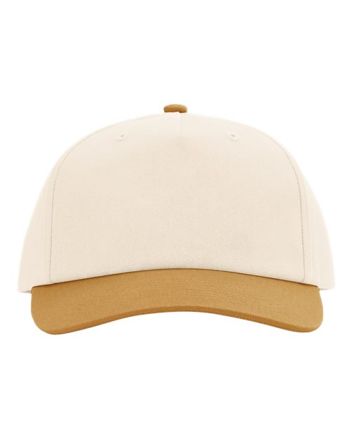 Richardson 356 Five-Panel Gramps Cap - Cream/ Wheat