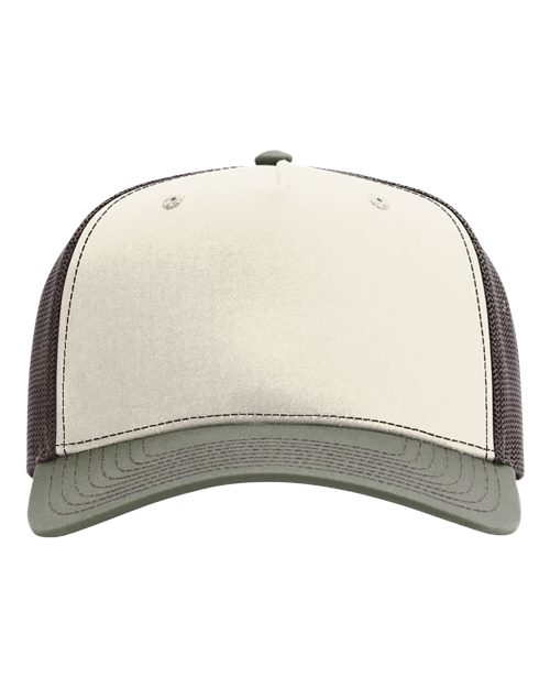 Load image into Gallery viewer, Richardson 112FPC Five-Panel Champ Trucker Cap - Birch/ Brown/ Loden
