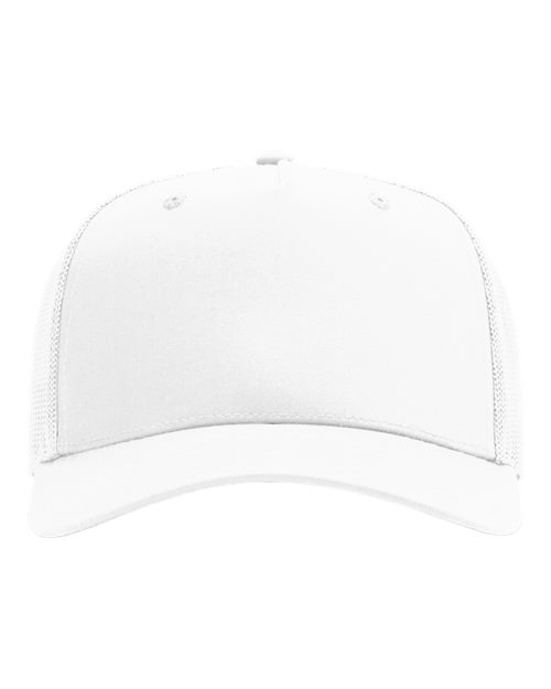 Load image into Gallery viewer, Richardson 112FPC Five-Panel Champ Trucker Cap - White
