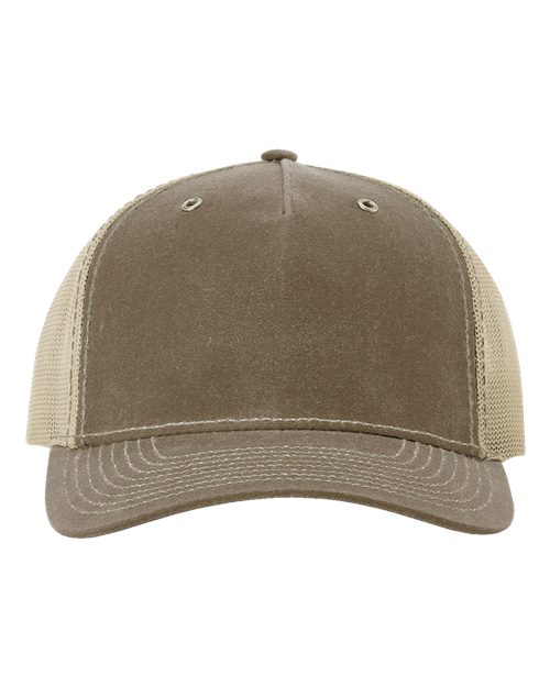 Richardson 112WH Hawthorne Trucker Cap - Buck Brown/ Dark Khaki