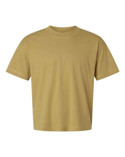 LAT 3520 Unisex Boxy Jersey Tee - Olive Branch