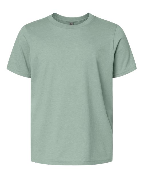 Youth CVC T-Shirt - Heather Seafoam