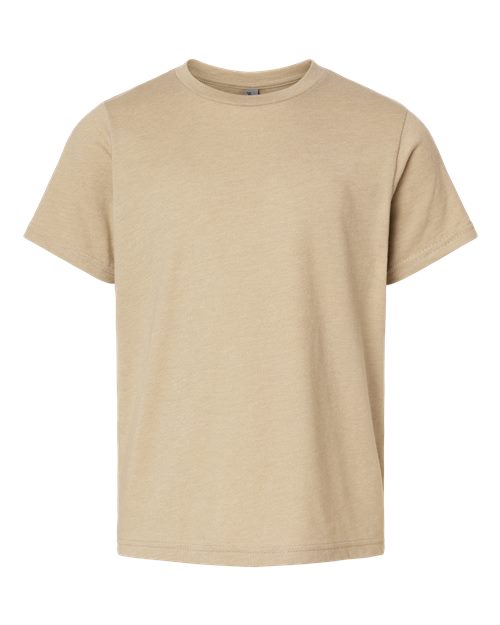Youth CVC T-Shirt - Heather Tan