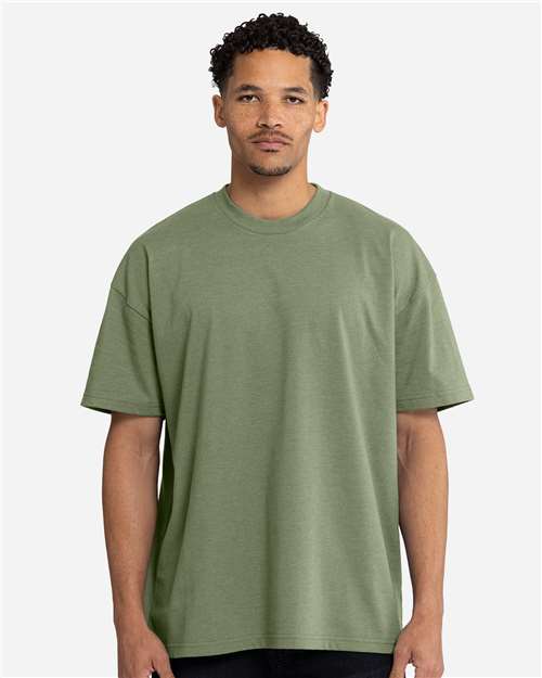 Load image into Gallery viewer, Unisex Heavyweight T-Shirt - Heather Light Olive

