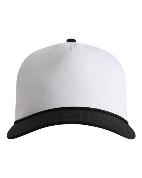 Imperial 5054U The Harrison Cap - White/ Black-Black