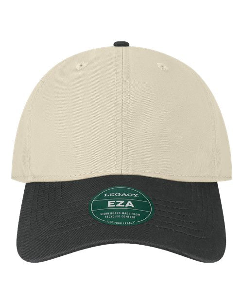 Load image into Gallery viewer, LEGACY EZA Relaxed Twill Dad Hat - Stone/ Black
