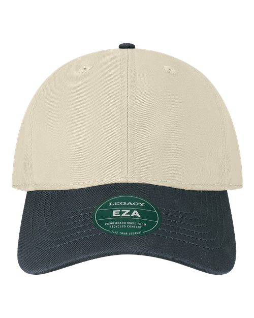 LEGACY EZA Relaxed Twill Dad Hat - Stone/ Navy