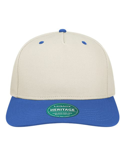 Load image into Gallery viewer, LEGACY HTA Heritage Twill Cap - Stone/ Allegheny Blue
