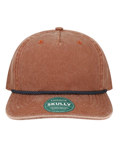 Load image into Gallery viewer, LEGACY Skully Rope Cap - Rust-Black
