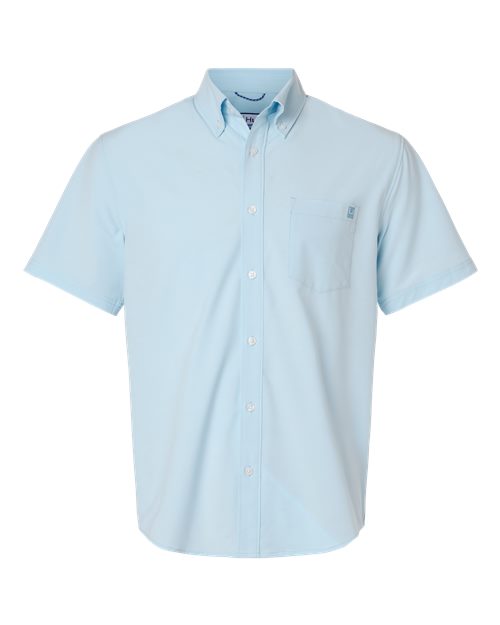 Load image into Gallery viewer, HUK H150154 Men's Kona Short Sleeve Solid Shirt - Coastal Drift Heather
