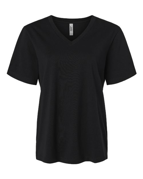 Women's Midweight Everyday V-Neck Tee - Black