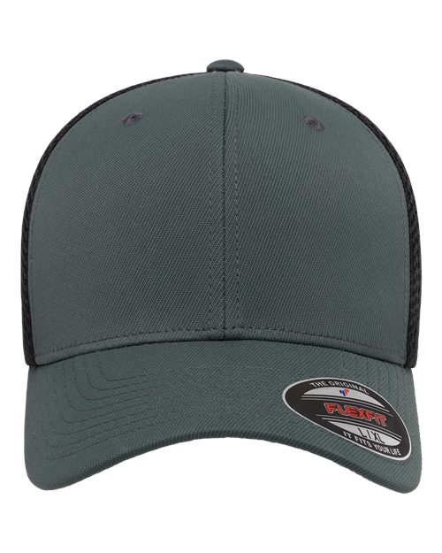Load image into Gallery viewer, Flexfit 6533 Ultrafiber Mesh Cap - Dark Grey/ Black
