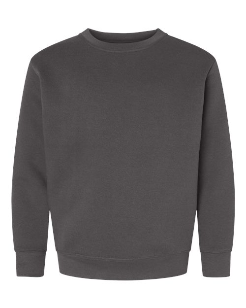 LAT 2225 Youth Crewneck Sweatshirt - Charcoal