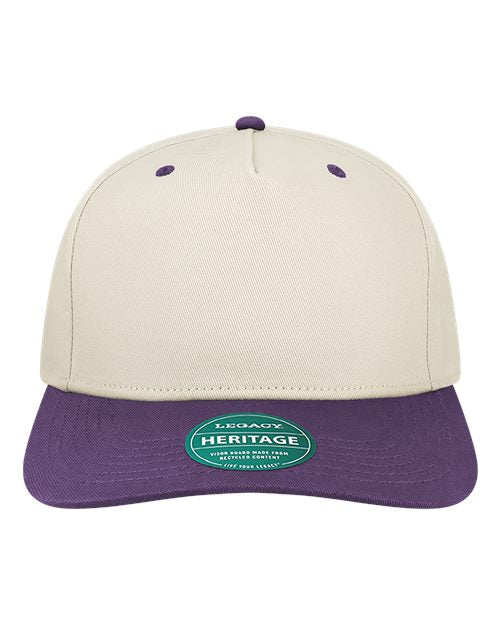 LEGACY HTA Heritage Twill Cap - Stone/ Purple