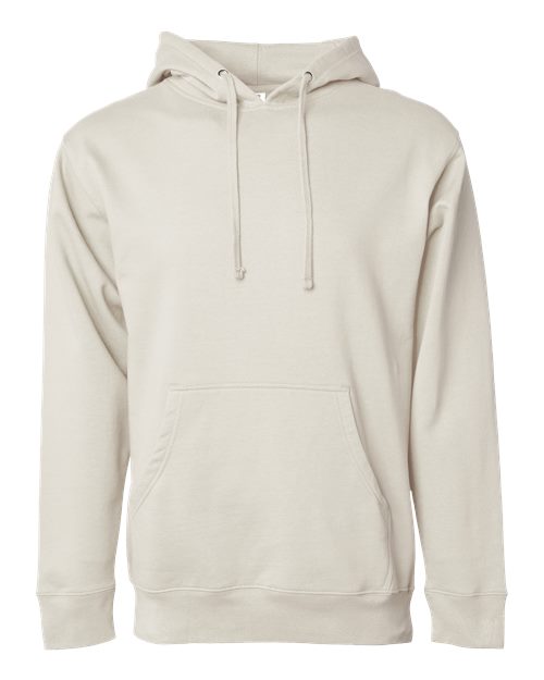 Unisex Midweight Hooded Sweatshirt - Ivory