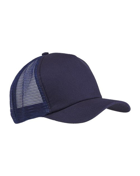Big Accessories BX010 Twill Trucker Cap