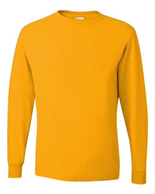 Load image into Gallery viewer, Unisex Dri-Power® Long Sleeve 50/50 T-Shirt - Gold
