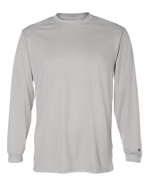 Badger 4104 Unisex B-Core Long Sleeve T-Shirt - Silver