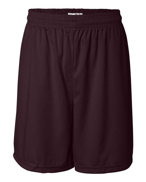 Badger 4107 Men's B-Core 7" Shorts - Maroon