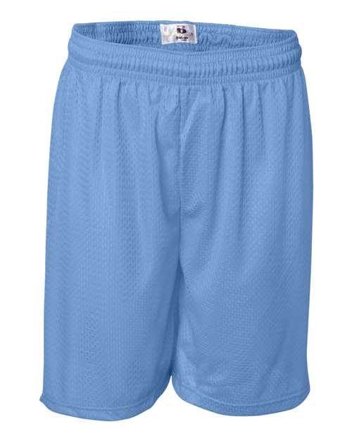 Badger 7207 Men's Pro Mesh 7" Shorts - Columbia Blue