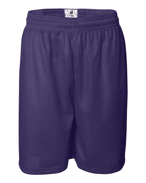 Badger 7209 Men's Pro Mesh 9" Shorts - Purple