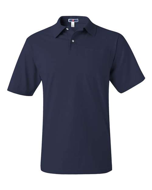 Men's SpotShield® 50/50 Polo with Pocket - J. Navy